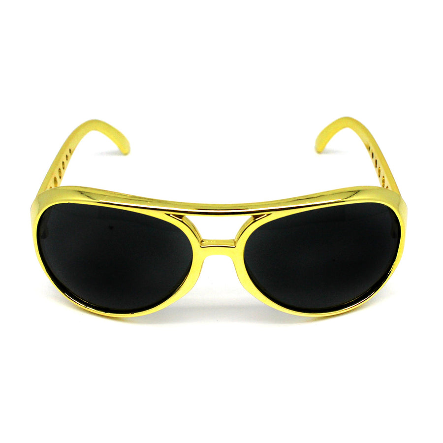 gold elvis glasses