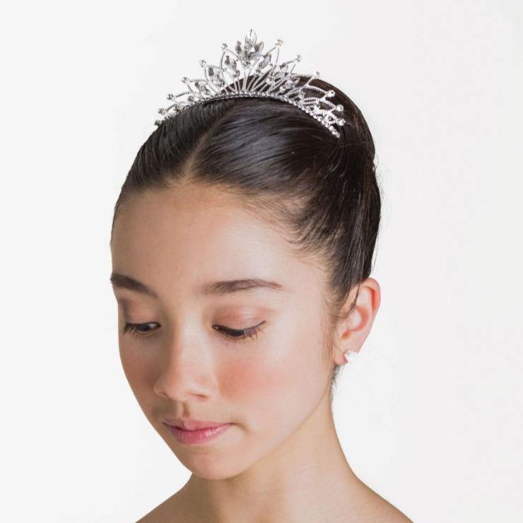 Dancers tiara performance diamonte sparkle comb hair