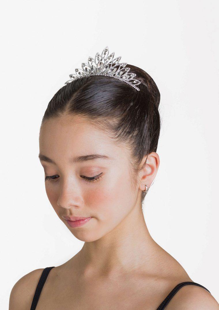 dance tiara on comb large dancewear hair accessory