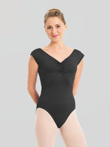 Gaynor Minden - Cap Sleeve Leotard - Black