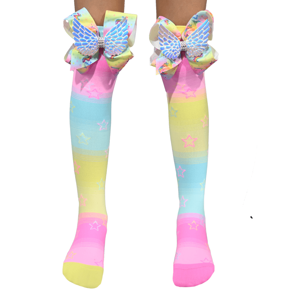 rainbow unicorn socks