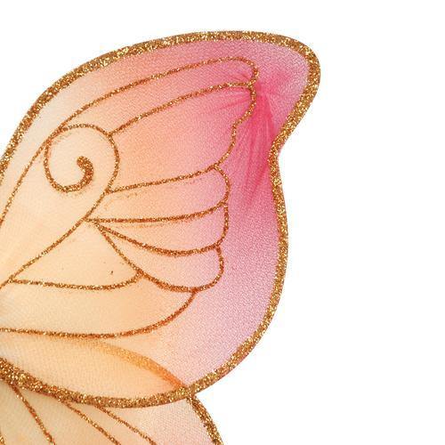 pink rose gold fairy wings pink poppy buterfly skies