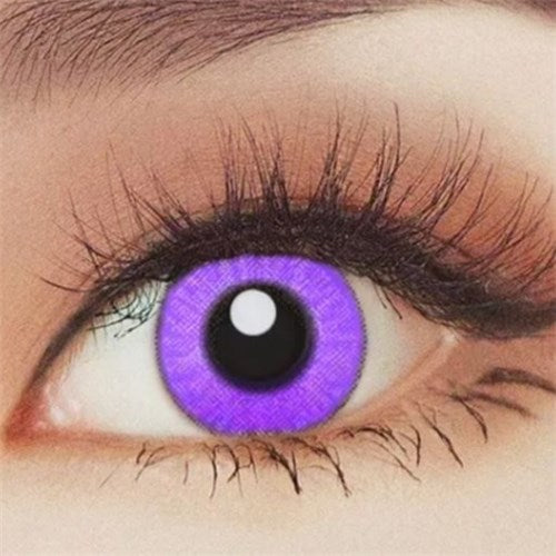 coloured contact lenses halloween purple