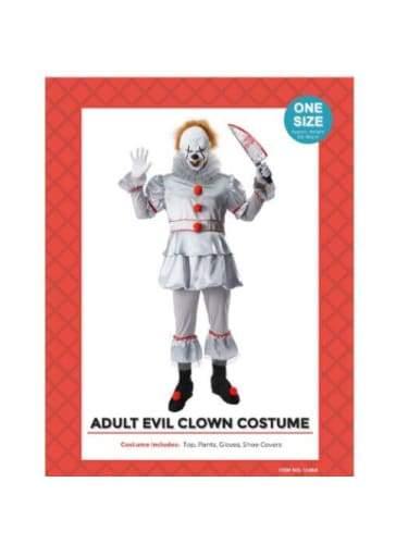 Adult Evil Clown Costume  Dancewear Australia