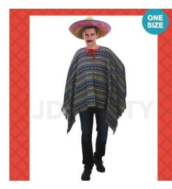 Adult Mexican Poncho  Dancewear Australia