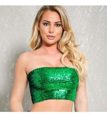 Adult Sequin Bandeau Top  Dancewear Australia