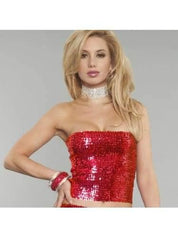 Adult Sequin Bandeau Top  Dancewear Australia