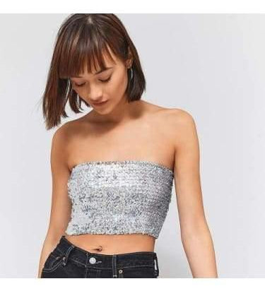 Adult Sequin Bandeau Top  Dancewear Australia