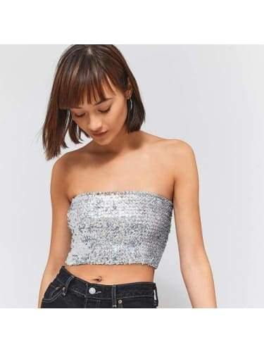 Adult Sequin Bandeau Top  Dancewear Australia