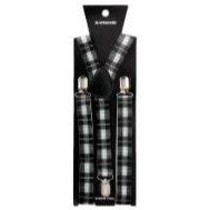 Suspenders - Patterned Check