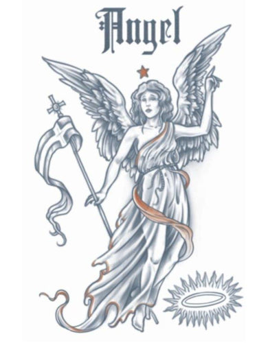 1910 Angel Tattoo