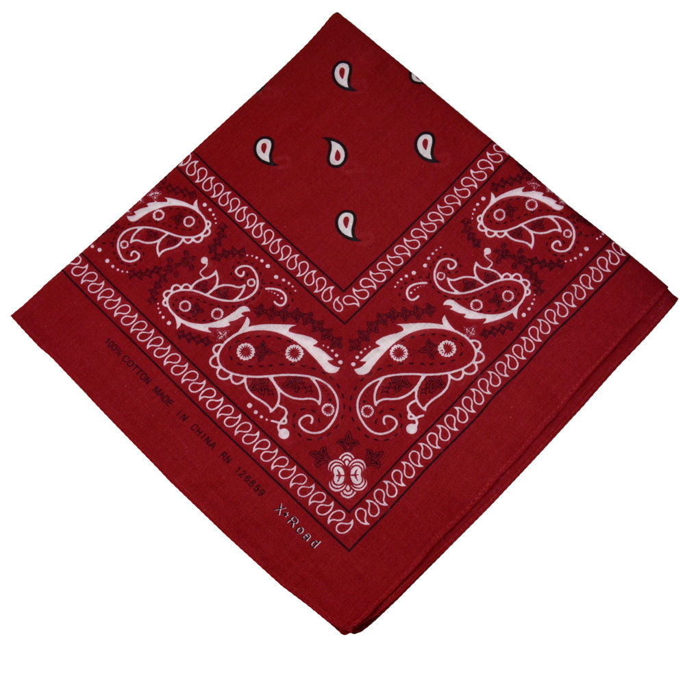 bandana red face mask, costume