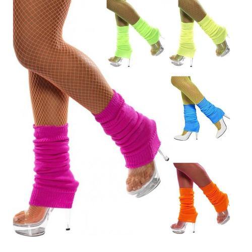 Neon Leg Warmers 80's Costume 80's Theme 80's Outfit 80s Workout Lets Get  Physical Costume Pink Legwarmers Black Legwarmers Green Legwarmers 