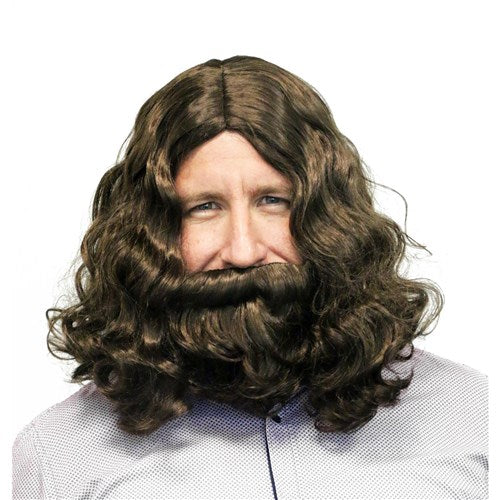 jesus wig joseph wiseman wig and beard moses christmas easter nativity medieval 