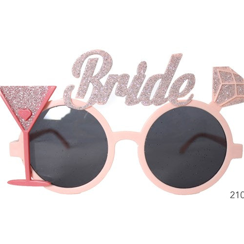 Party Glasses - Bride to Be Glitter