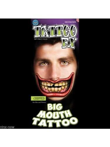 Big Mouth Tattoo - Chipped  Dancewear Australia