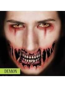 Big Mouth Tattoo - Demon  Dancewear Australia