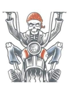 Biker Born To Ride Tattoo  Dancewear Australia