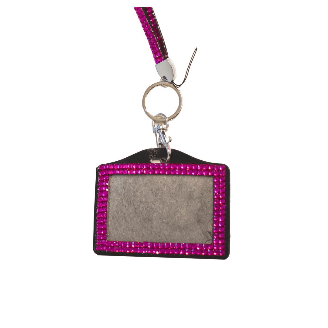 bling langyard pink competition pass mad ally gifts