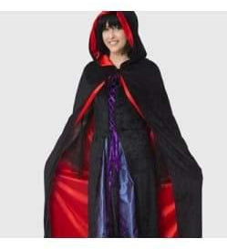 devil hooded cape horror halloween witch demon 
