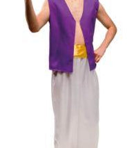 aladdin genie disney mens costume fancy dress arabian jasmine lamp thieves halloween party 