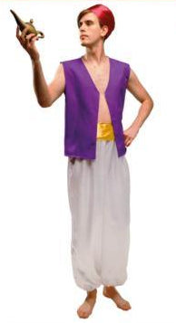 aladdin genie disney mens costume fancy dress arabian jasmine lamp thieves halloween party 