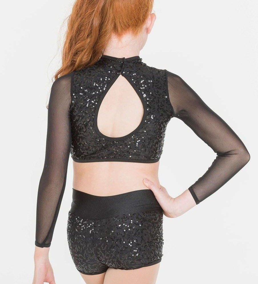 Attitude Shorts | Black  Dancewear Australia