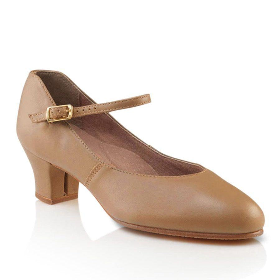Leather Jr. Footlight Cuban Heel- Caramel 551 Capezio  Dancewear Australia