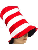 Red & White Striped Top Hat