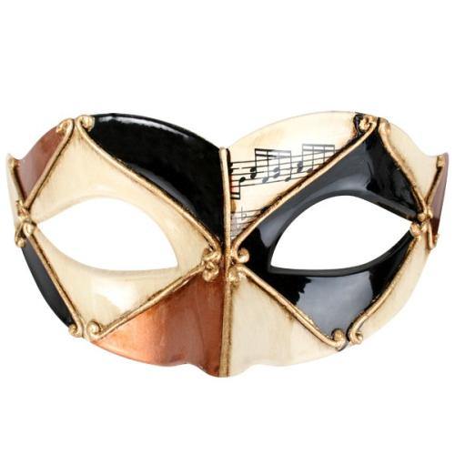 pietro eye mask masquerade venetian musical notes