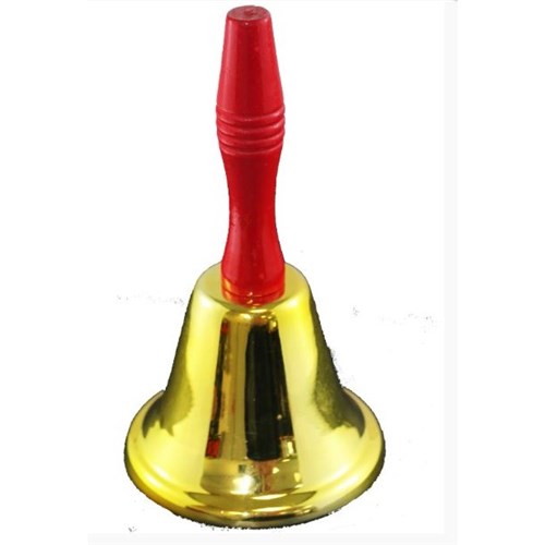 Santa Bell with Red Handle