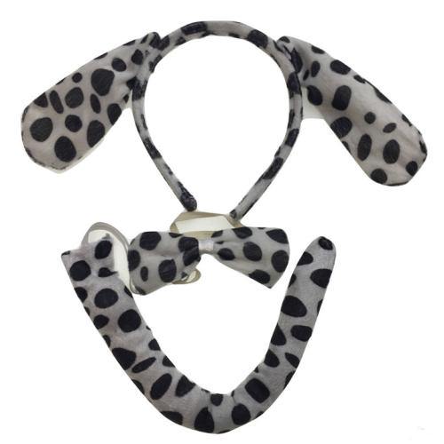 Animal Accessory COSTUME KIT dalmation dog cruella de vill book week dress up fancy kids children costume adults