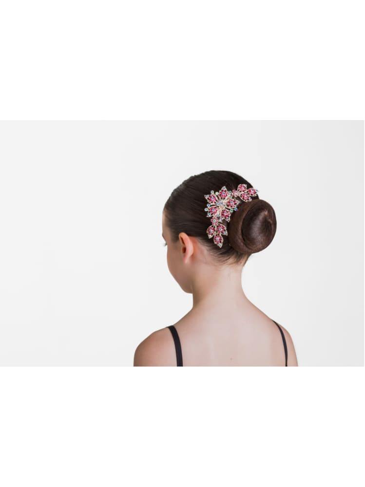 Cherry Sparkle Hair Comb - Pink  Dancewear Australia