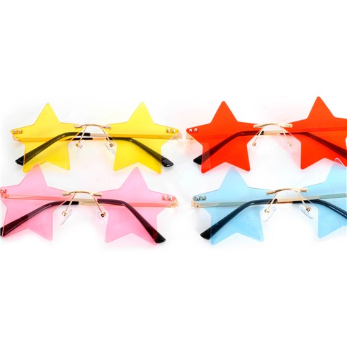 Party Glasses - Perspex Star