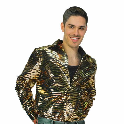 Adult Disco Tiger Print Shirt - Upstage Dancewear
