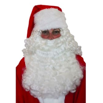 Deluxe Santa half wig & beard  Dancewear Australia