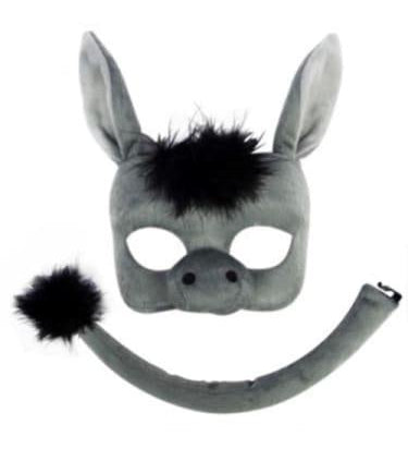 shrek Donkey Mask & Headband  Dancewear Australia