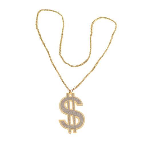 dollar sign necklace costume party