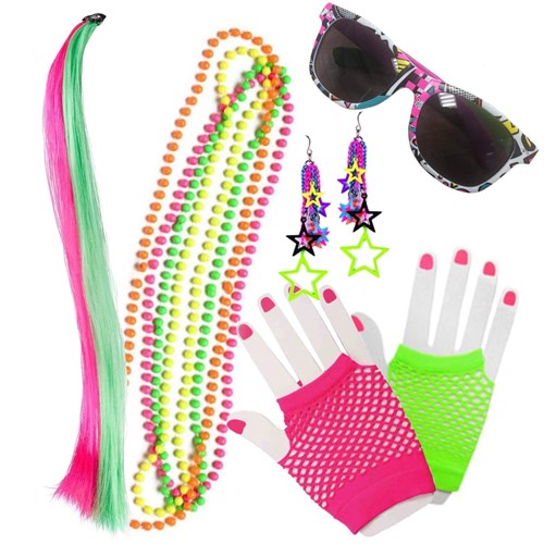 80s costume accessories 1980s neon madonna 