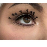 Eyelashes - Black Feather Tip