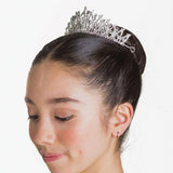 The Mary Tiara - Crystal White