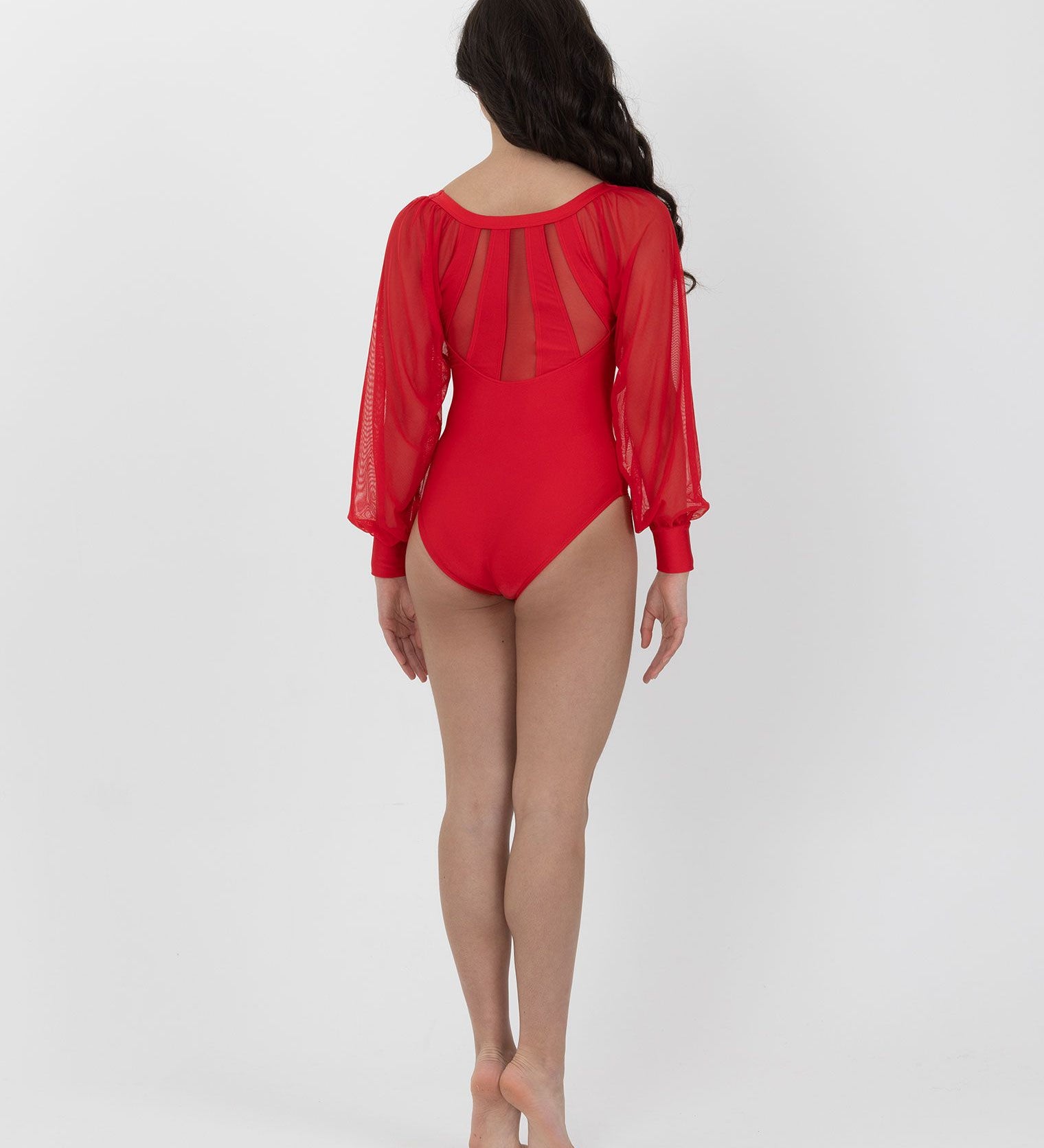 dance costume leotard long sleeve