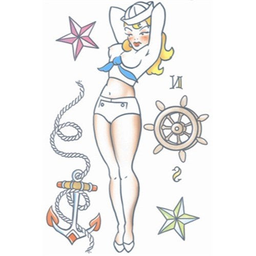 Sailor Pin Up Girl Tattoo