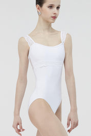 white ballet leotard women wear mi