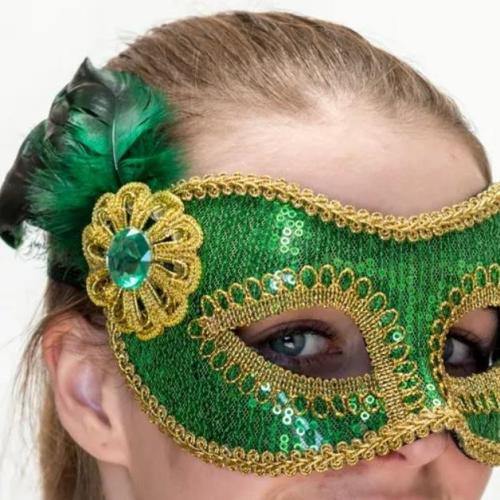 Mask - Green  Dancewear Australia