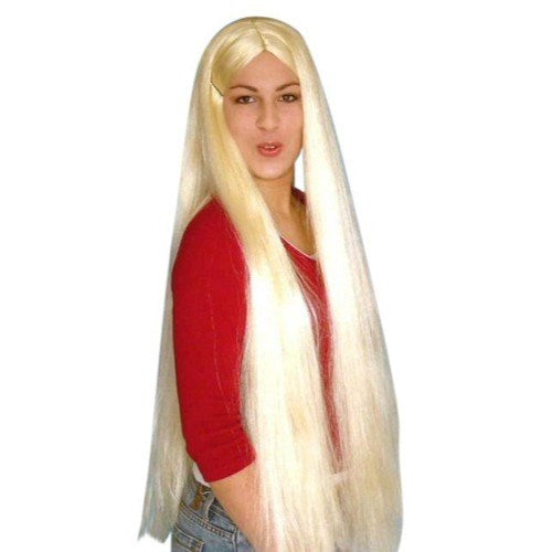 long blond wig godiva 36 inch long centre part wig 