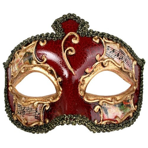 Salvatore Red Eye mask - Masquerade venetian