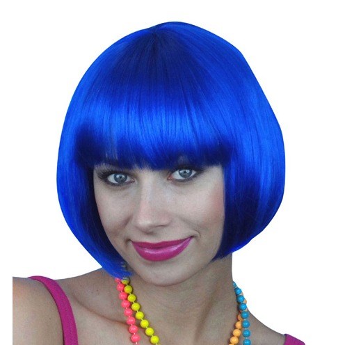 Wig - Royal Blue Short Bob