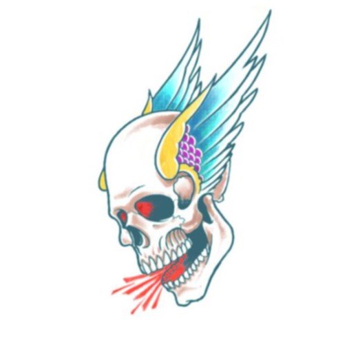 Winged Skull Tattoo
