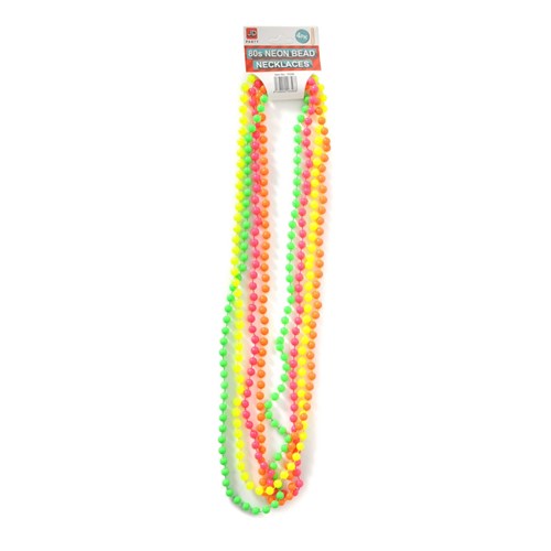 80s Neon Bead Necklace